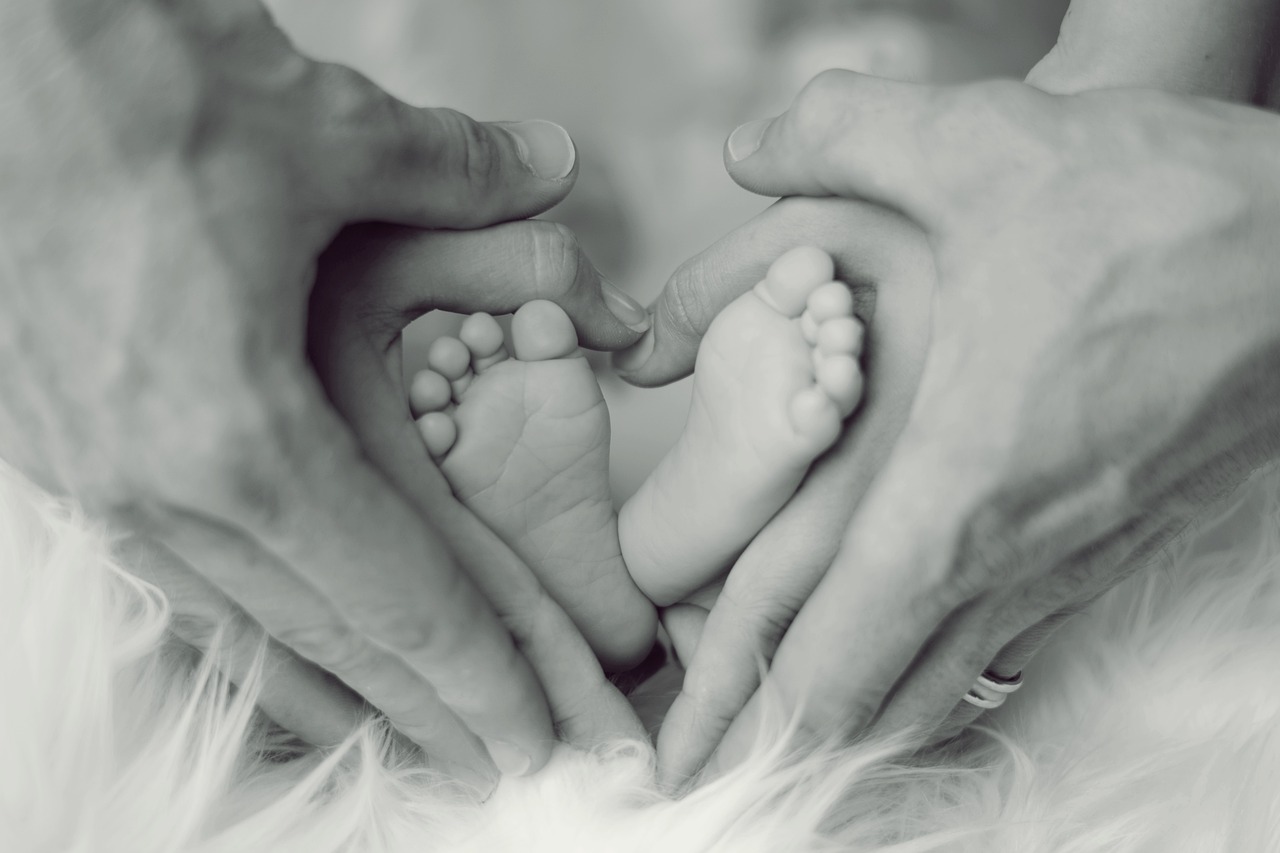 family with infant